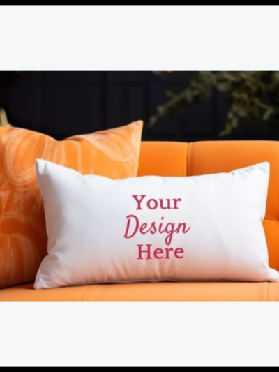 Pillow Mockup - Spun Pillow Mockup