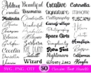 50+ different text Styles