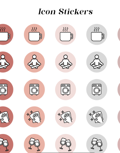 ICON-STICKER SHEET
