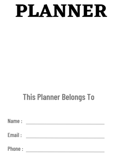 Daily Planner