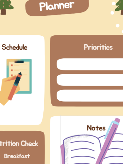 Self Care Planner