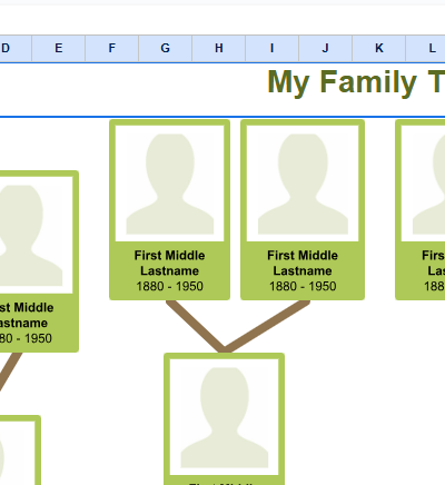 family tree with photos.xlsx