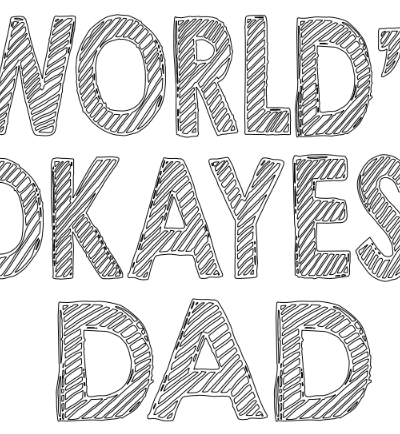 world is okayest dad,j