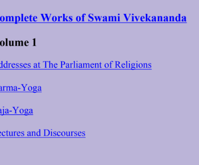 SWAMI VIVEKANANDA COMPLETE WORKS