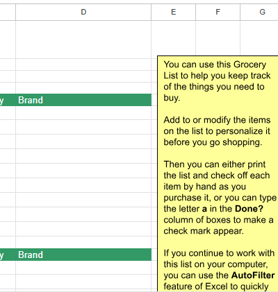 Grocery List.xlt