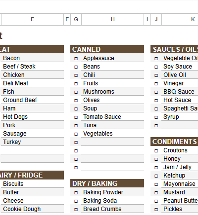 grocery list.xlsx