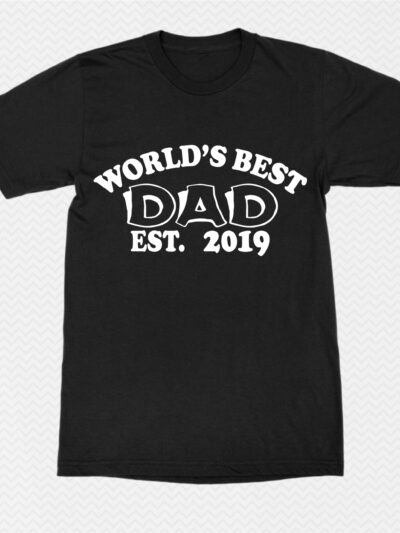 world is best dad est. 2019