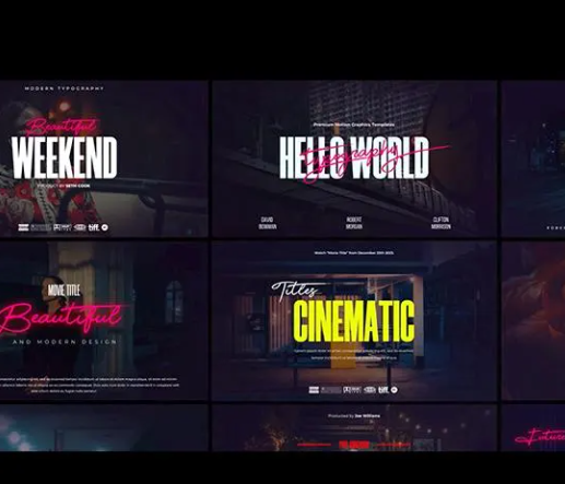 Cinematic Titles