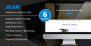 elements jean landing page template