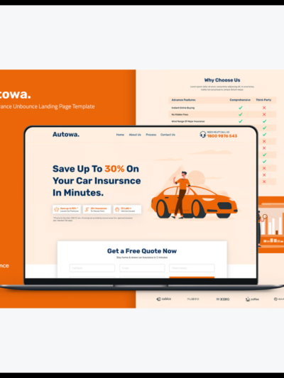 elements autowa car insurance unbounce landing page