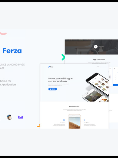 elements ferza applications unbounce landing page