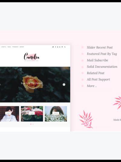 elements camelia responsive blogging tumblr theme