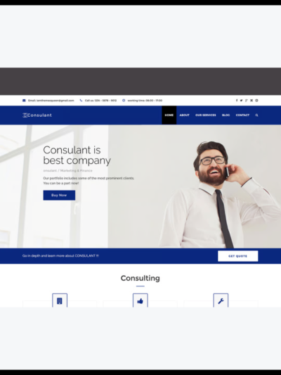 elements consulant corporate business joomla template