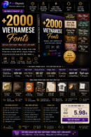+2000 Vietnamese Fonts