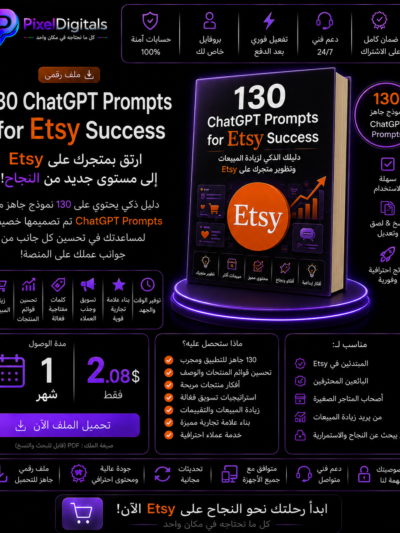 130 ChatGPT Prompts for Etsy Success