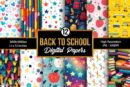 Back to School Digital Paper Patterns