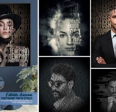 Editable Text Photo Effect