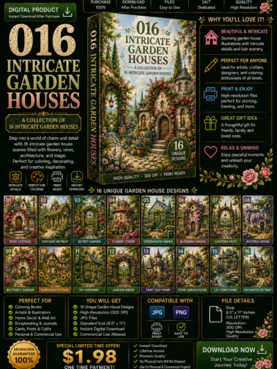 016 Intricate Garden Houses